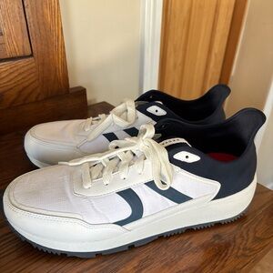 Golf Shoes Mens Spikeless Redvanly Challenger Two-Tone Navy/White Lightweight 13